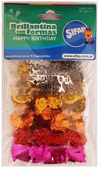 Brillantinas Sifap Happy Birthday 5 Un