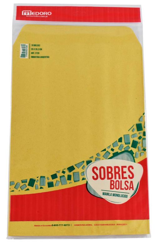 Sobres Medoro 25x35cm 10 Un