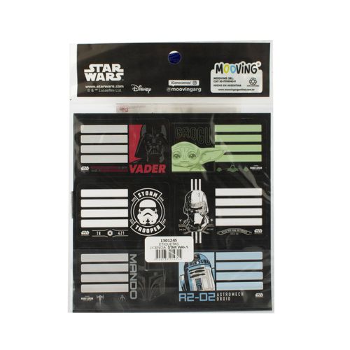 Etiquetas Escolares Mooving Star Wars