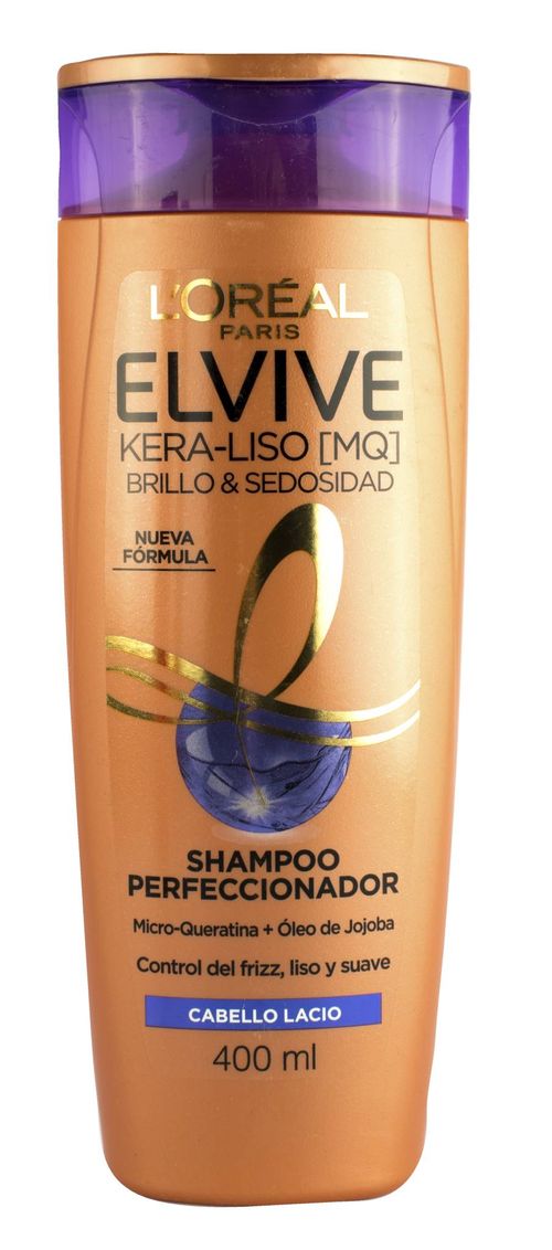 Shampoo Elvive Kera-Liso Brillo Sedoso 400ML