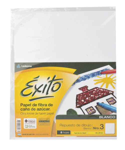 Repuesto Exito Dibujo N3 8Hj Blanco