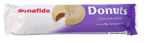 Galletas Donuts Blancas Bonafide 78G