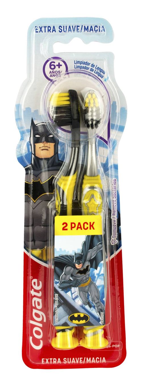 Cepillos Dentales Colgate Batman/Mujer Marav. 2 Un