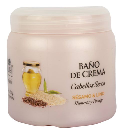 Baño de Crema Tan Natural Sésamo y Lino Secos 250G