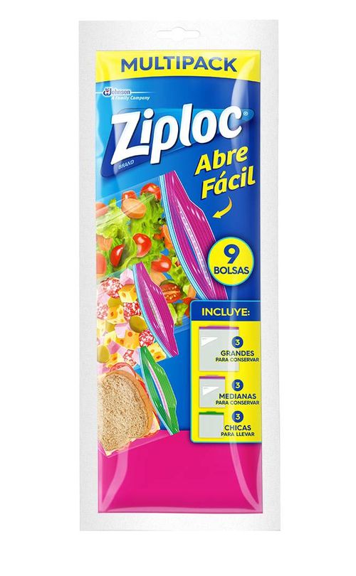 Bolsas Ziploc Multipack 9