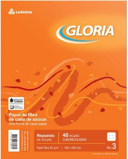 Repuesto N3 Gloria 48 Hj Cuadriculado