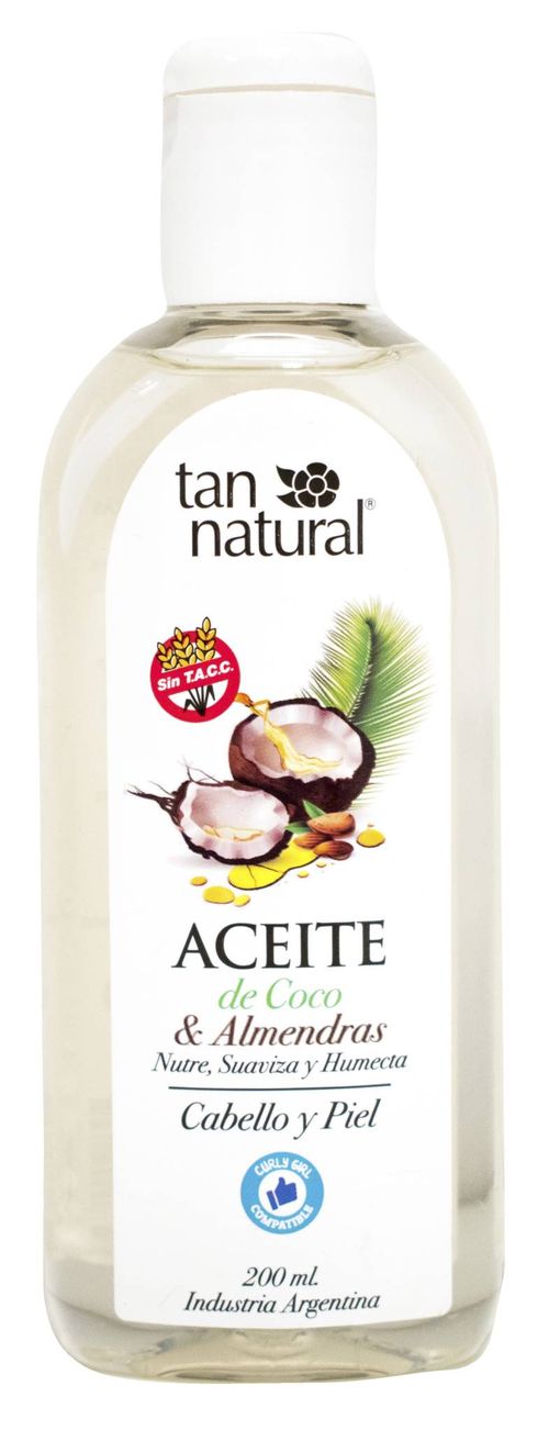 Aceite Tan Natural de Coco y Almendras 200ml
