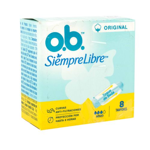 Tampones O.B Medio 8