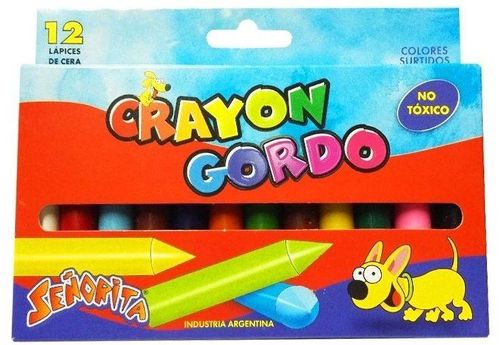 Crayones Señorita Gordos 12