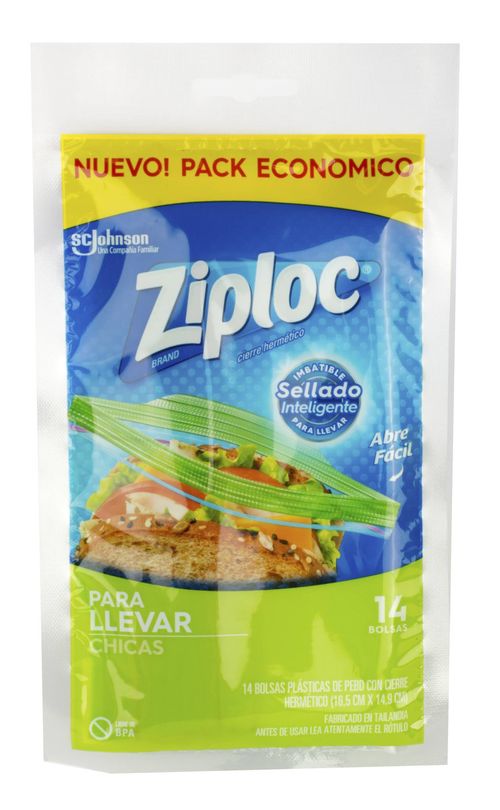Bolsas Ziploc p/Llevar Chicas 14