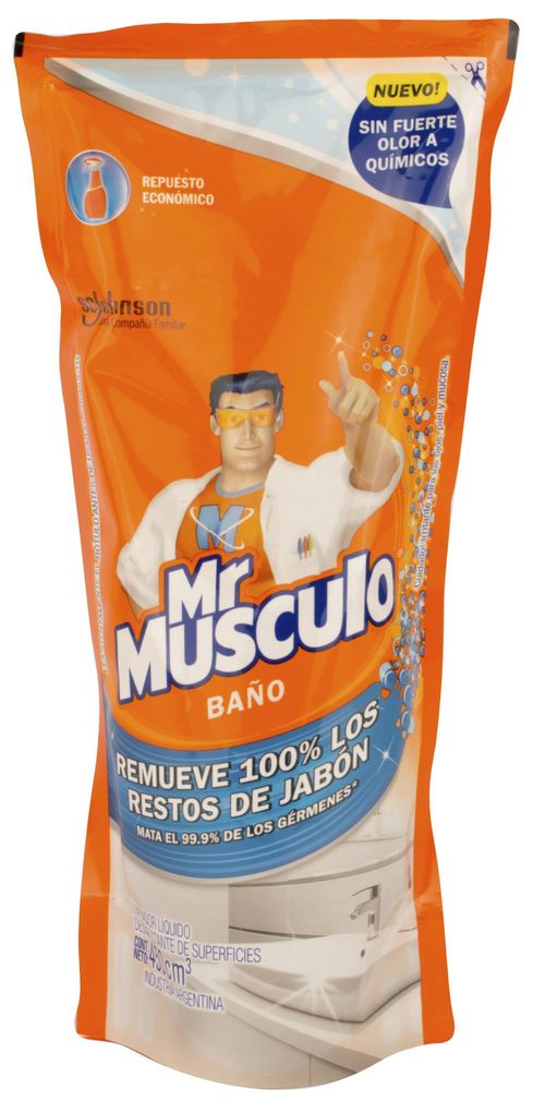 Limpiador Mr Músculo Baño DP 450ML