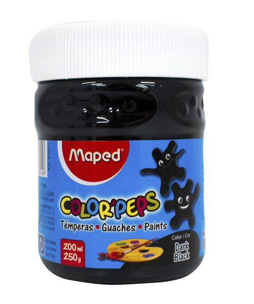 Témpera Maped Pote Negro 250ML
