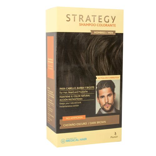 Shampoo Strategy Color Castaño Oscuro