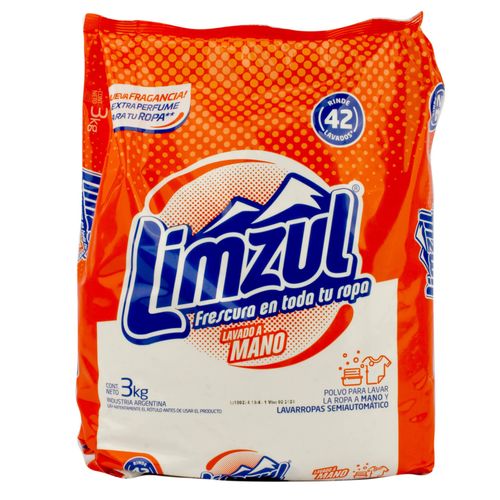 Jabón Polvo Limzul AE Larga Duración 3KG