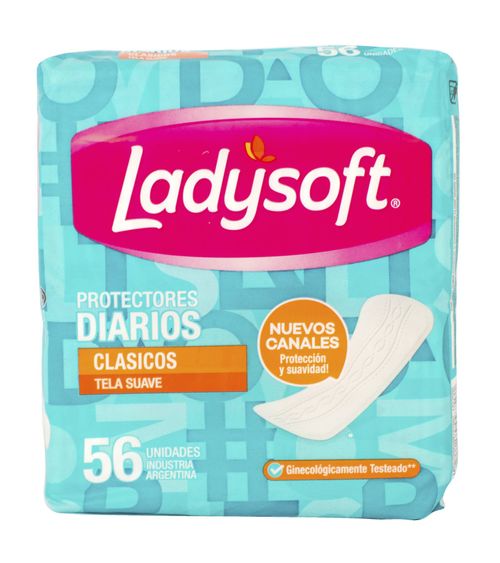 Protectores Diarios Ladysoft Clásicos 56