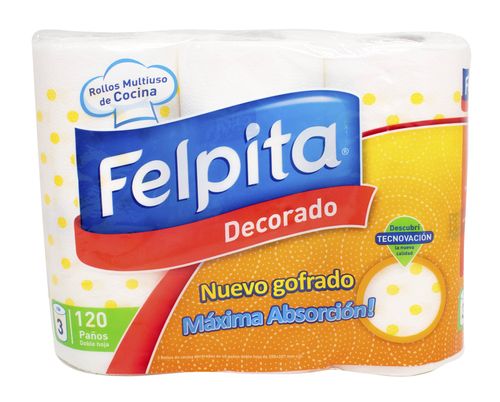 Rollos de Cocina Felpita Hoja Decorada 3