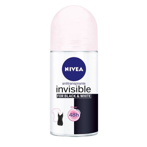 Desodorante Nivea Roll On Invis B&W Clear Fem 50ML