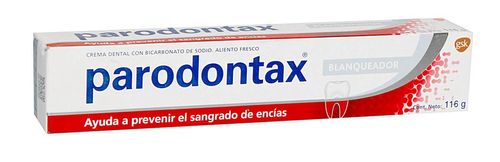 Crema Dental Paradontax Blanqueador 116G