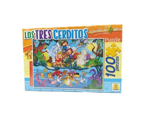 Puzzle Los Tres Cerditos 100