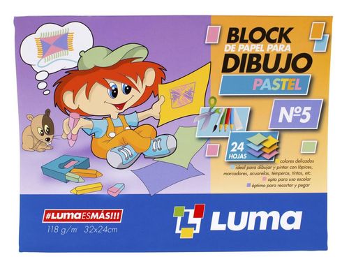 Block Dibujo Luma N5 24Hj Pastel