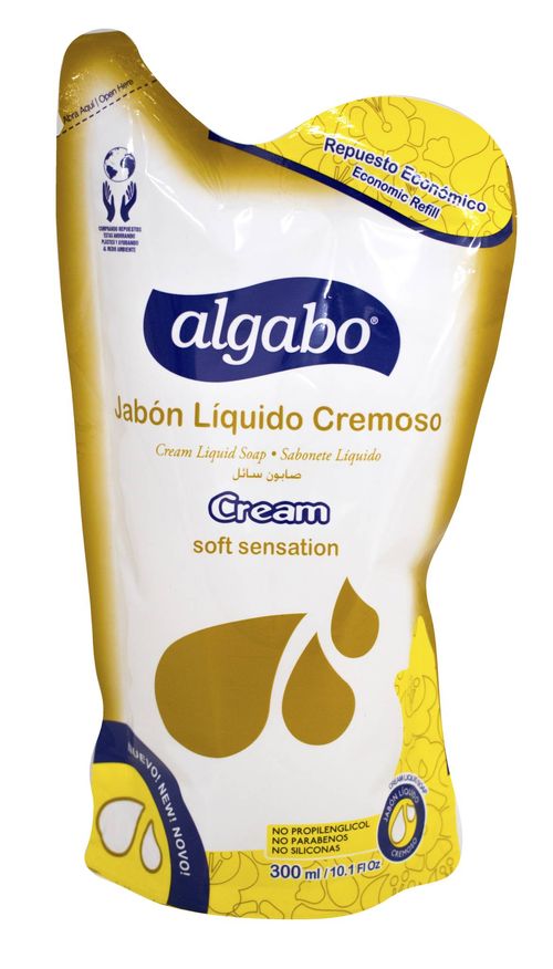 Jabón Líquido Algabo DP Cream 300ML