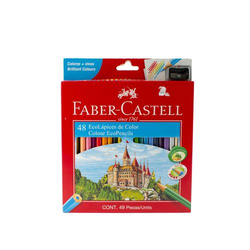 Lápices de Colores Faber 48