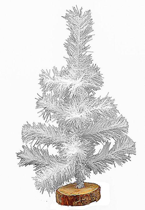 Arbol Navideño Blanco para Mesa 45cm
