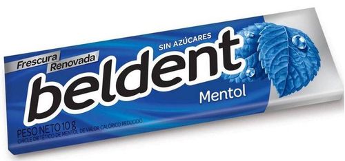 Chicles Beldent Mentol 10G