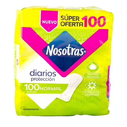 Protectores Diarios Nosotras Normal 100