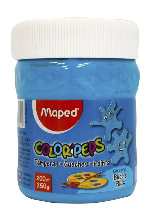 Témpera Maped Pote Celeste Burbuja 250ml