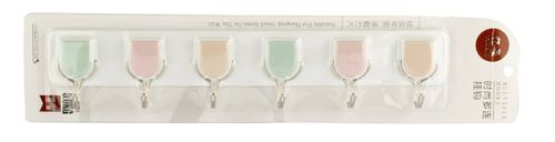 Perchero Autoadhesivo 6 Ganchos