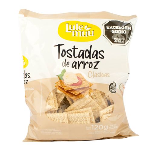 Tostadas Lulemuu de Arroz Clásicas 120G