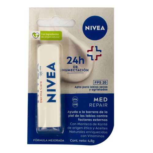 Protector Labial Nivea Med Protection FPS15