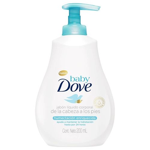 Jabón Líquido Dove Baby Hidrat.Enriques 200ML