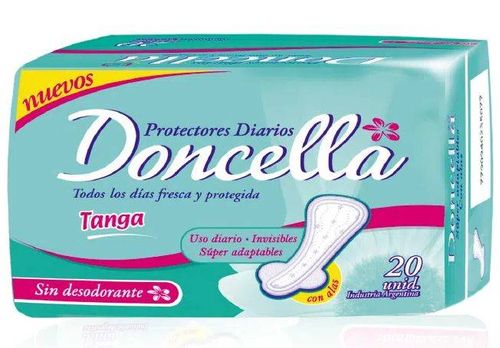 Protectores Diarios Doncella Tanga c/Alas 20