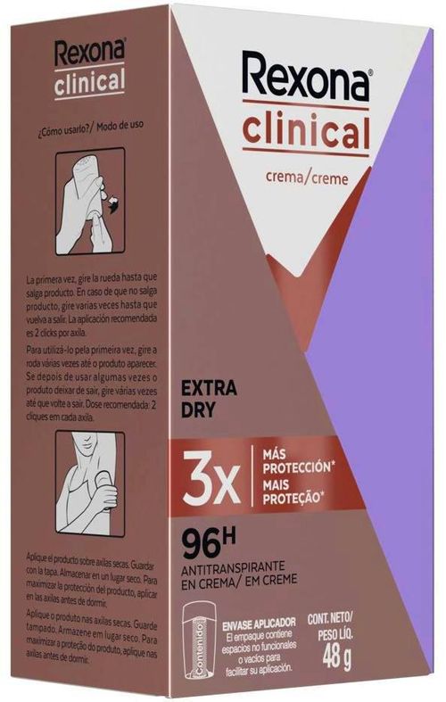 Desodorante Rexona Crema Soft Solid Ex Dry Wom 48G