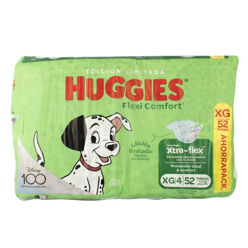 Pañales Bebés Huggies Flex Comfort XG 52