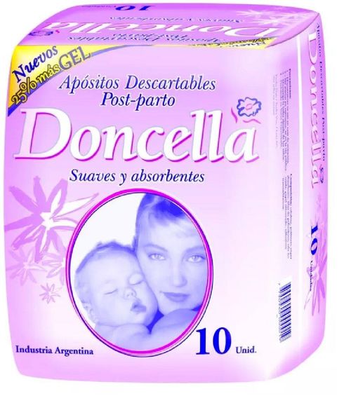 Apósitos Post Parto Doncella 10 Un