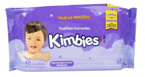 Toallitas Kimbies Húmedas 48