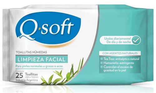 Toallitas Demaquillantes Q-soft Contra Acné 25