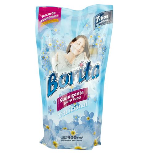 Suavizante Borita Tradicional Ecopack 900ML