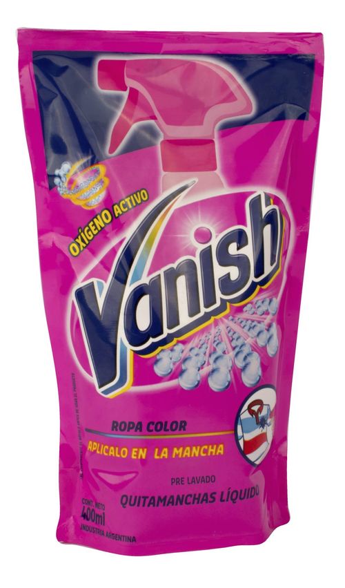 Quitamanchas Vanish Prelavado Poder DP 400ML