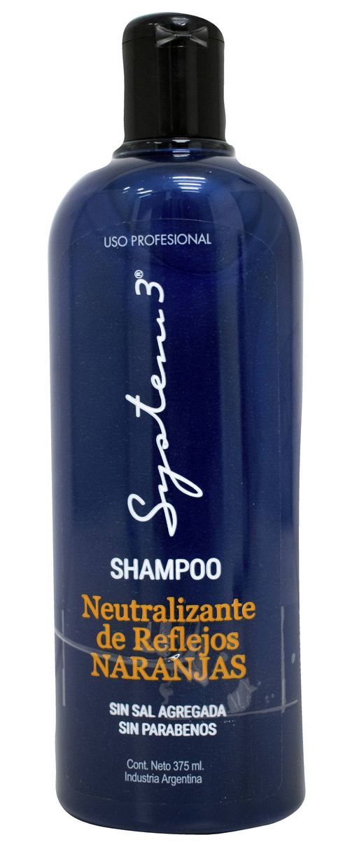 Shampoo System3 Anti Reflejos Naranja 375ml