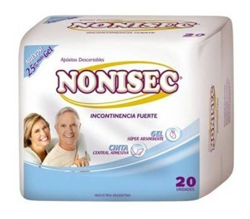 Apósitos Incontinencia Nonisec Fuerte c/Gel 20
