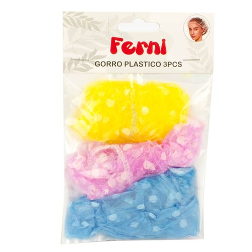 Gorro para Ducha Plástico 3 Pz