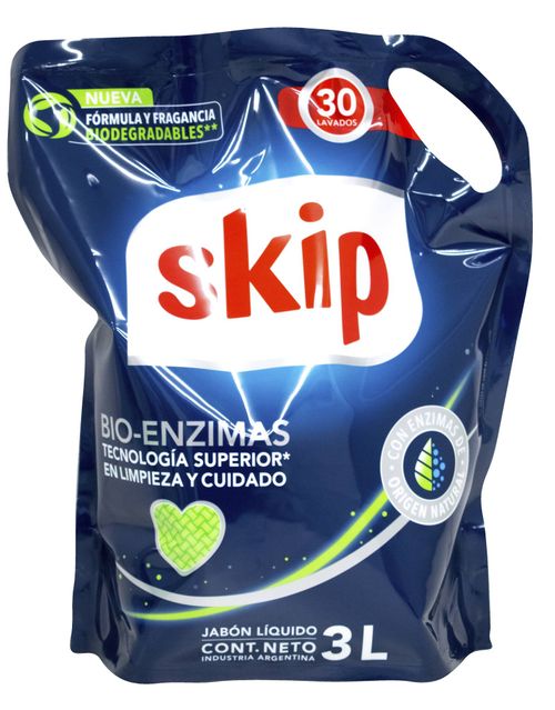 Jabón Líquido Skip Bio Enzimas DP 3L
