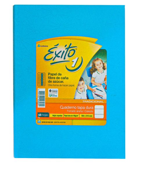 Cuaderno T.Dura Exito 48 Hj Rayado Celeste