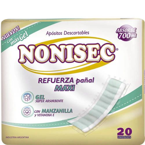 Apósitos Nonisec Maxi con Gel 20