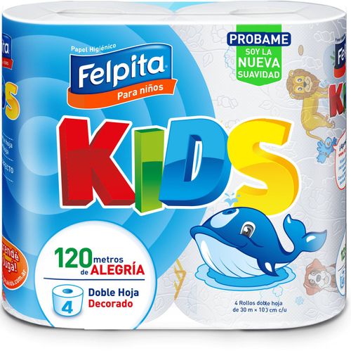 Papeles Higiénico Felpita Kids 4