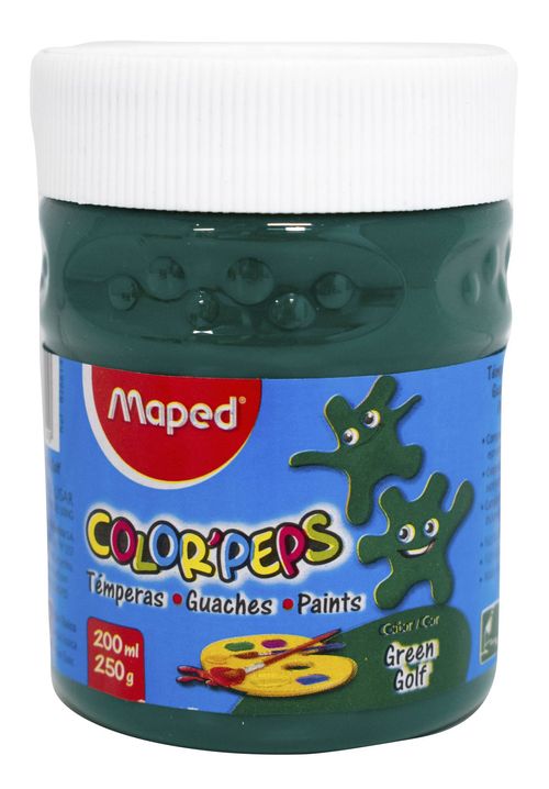 Témpera Maped Pote Verde Golf 250ml